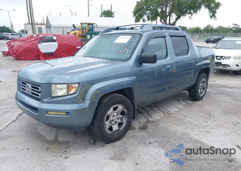 2006 Honda Ridgeline Rt from USA, damaged, VIN 2HJYK16216H550884